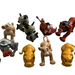 Vintage 1994 Disney The Lion King Burger King Lot - Mixed Colors